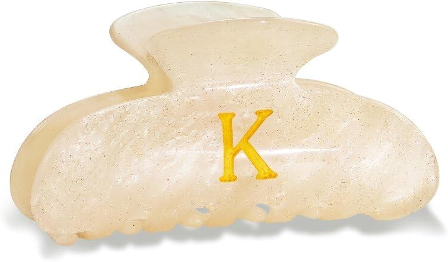 Personalized Glitter Hair Claw Clip