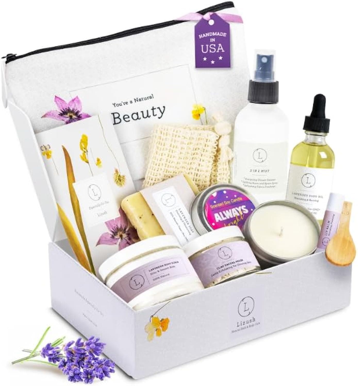 Lavender Spa Gift Set for Relaxation