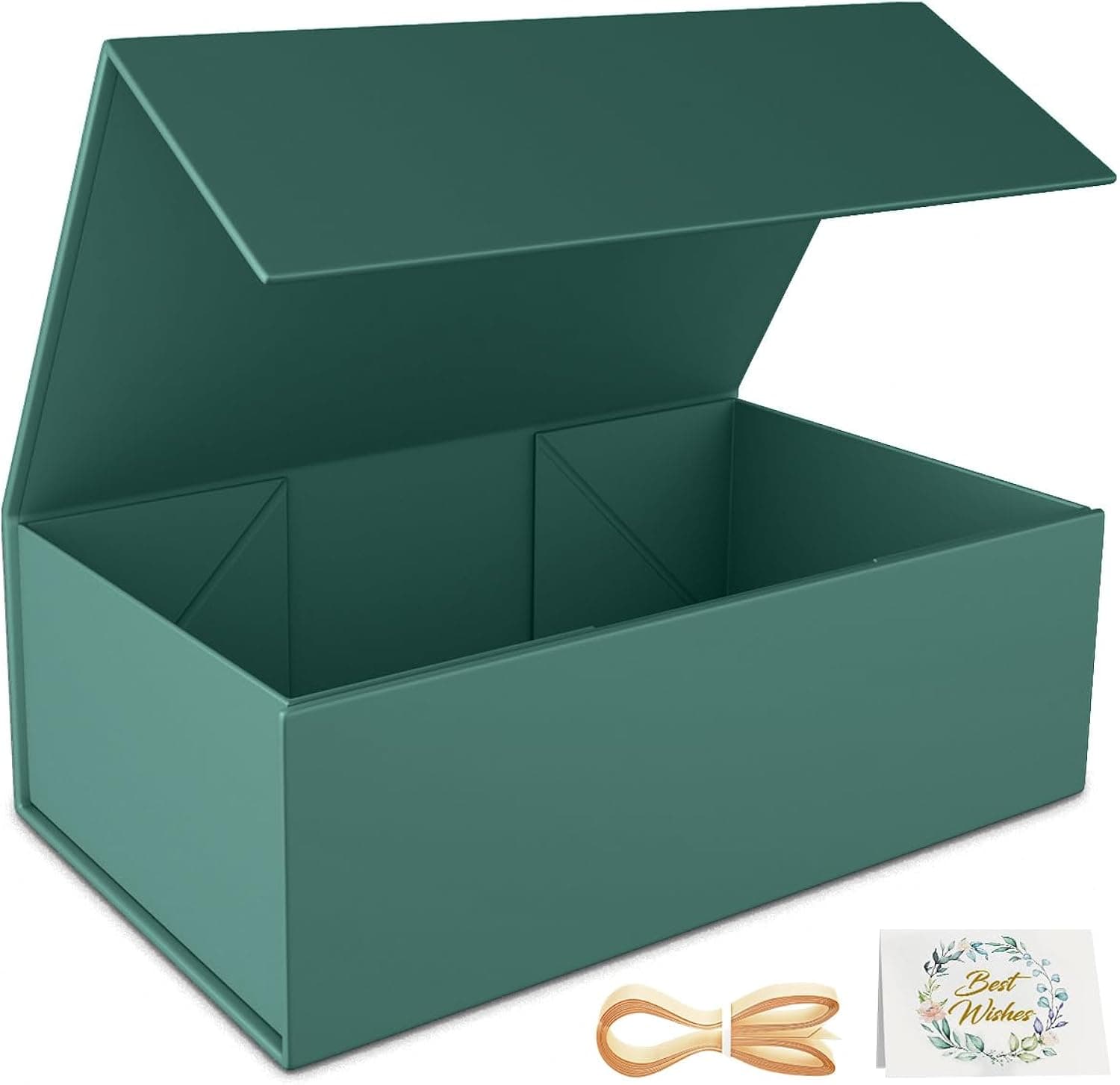 Elegant Green Gift Box with Magnetic Closure