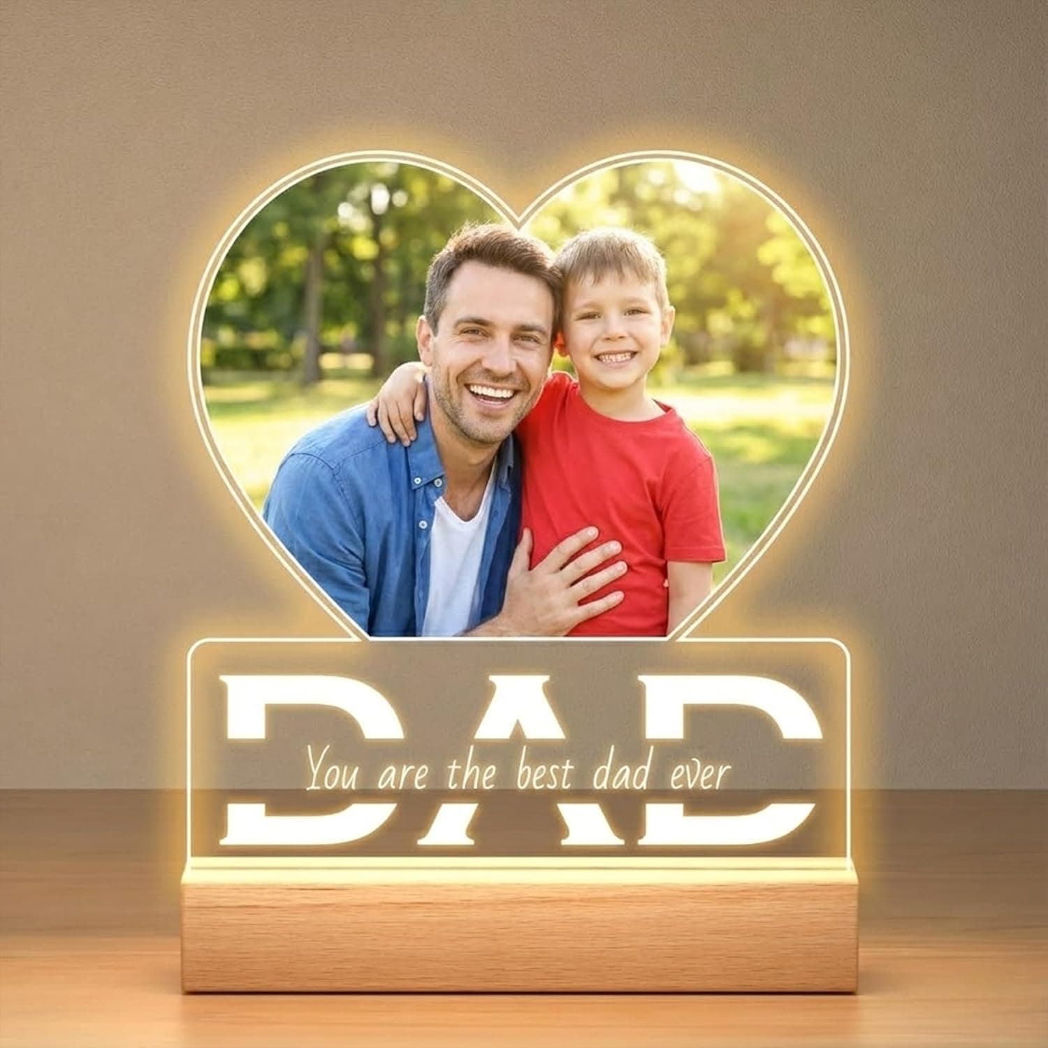 Personalized Night Light Photo Frame