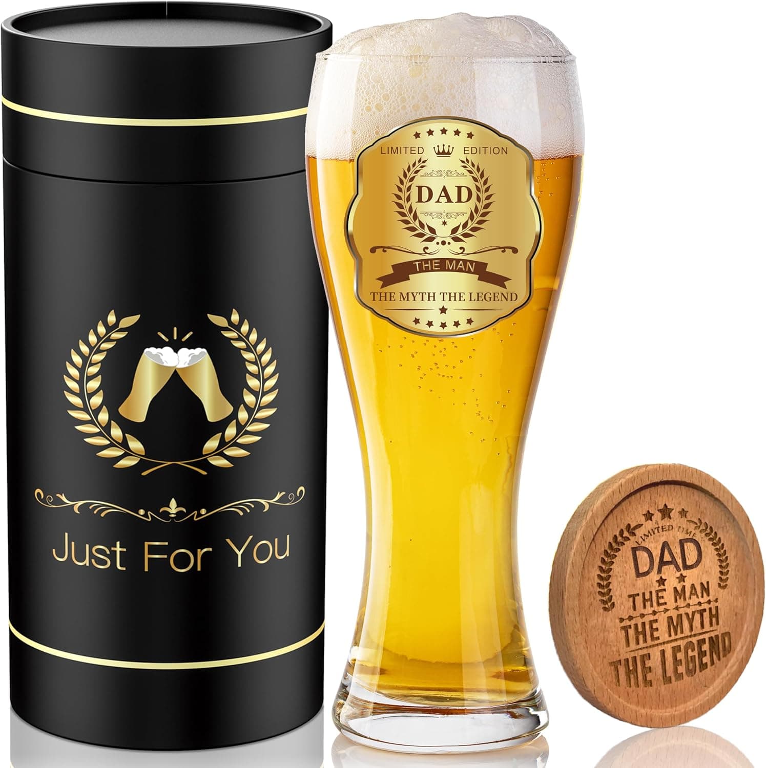 Personalized Beer Glass Set