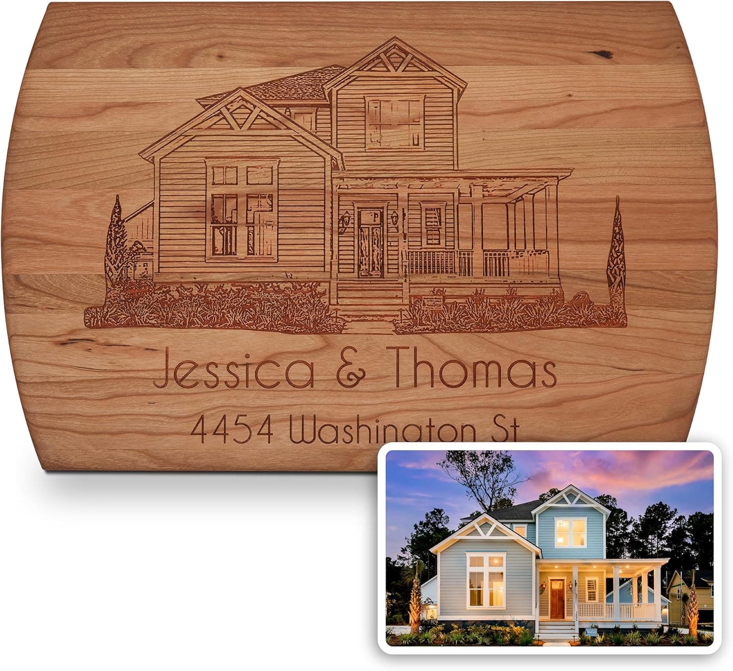Personalized Wood Cutting Board Gift