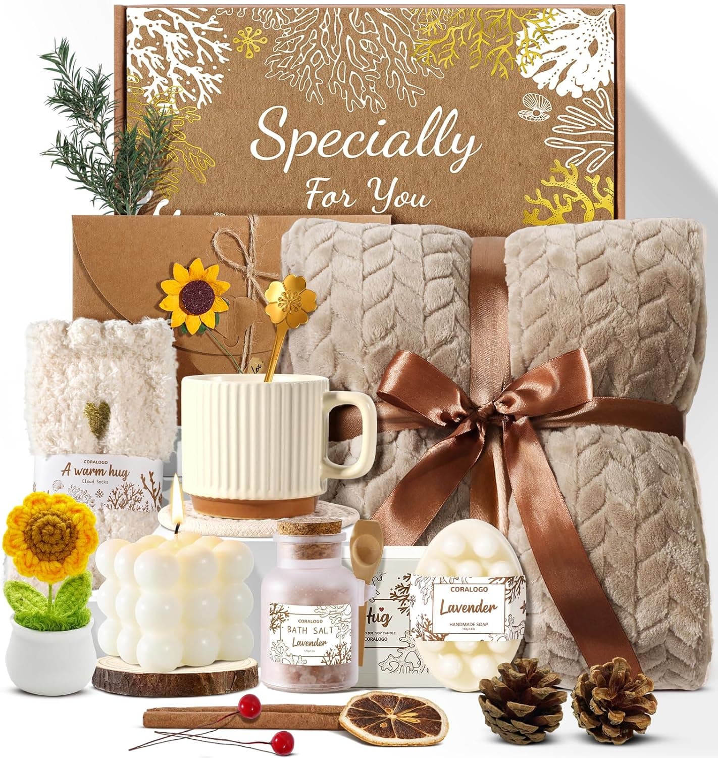 Relaxing Spa Gift Basket for Self-Care