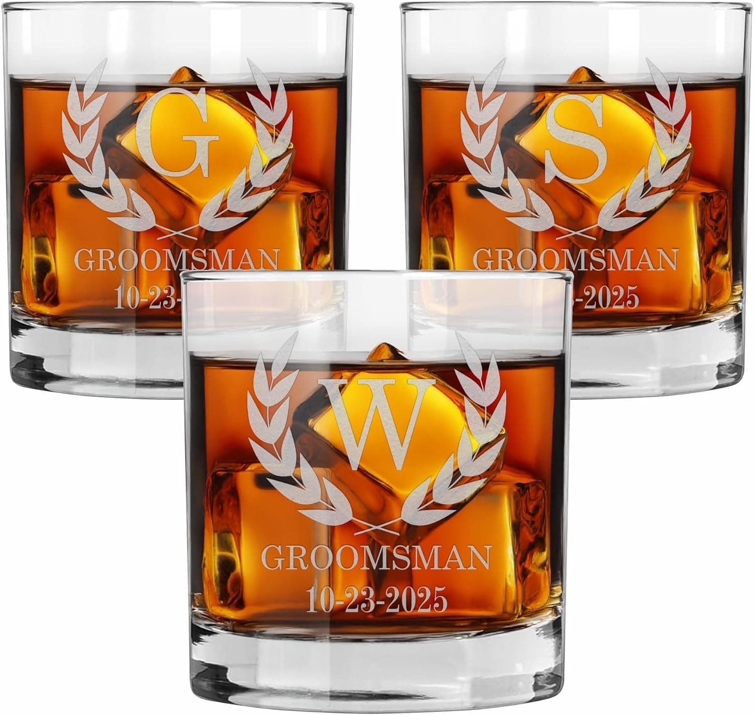 Personalized Engraved Whiskey Glass