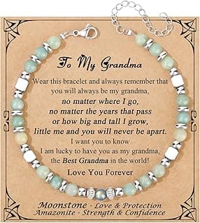 Colorful Moonstone Beaded Bracelet Gift Set