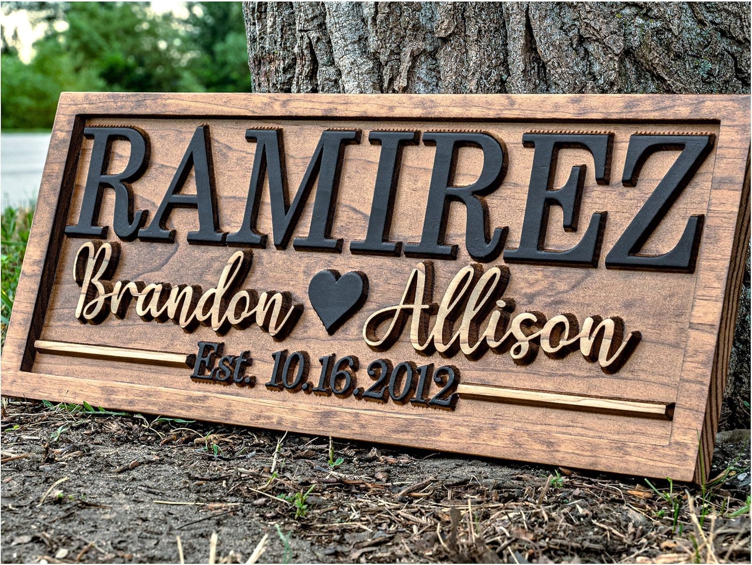 Personalized Established Name Sign